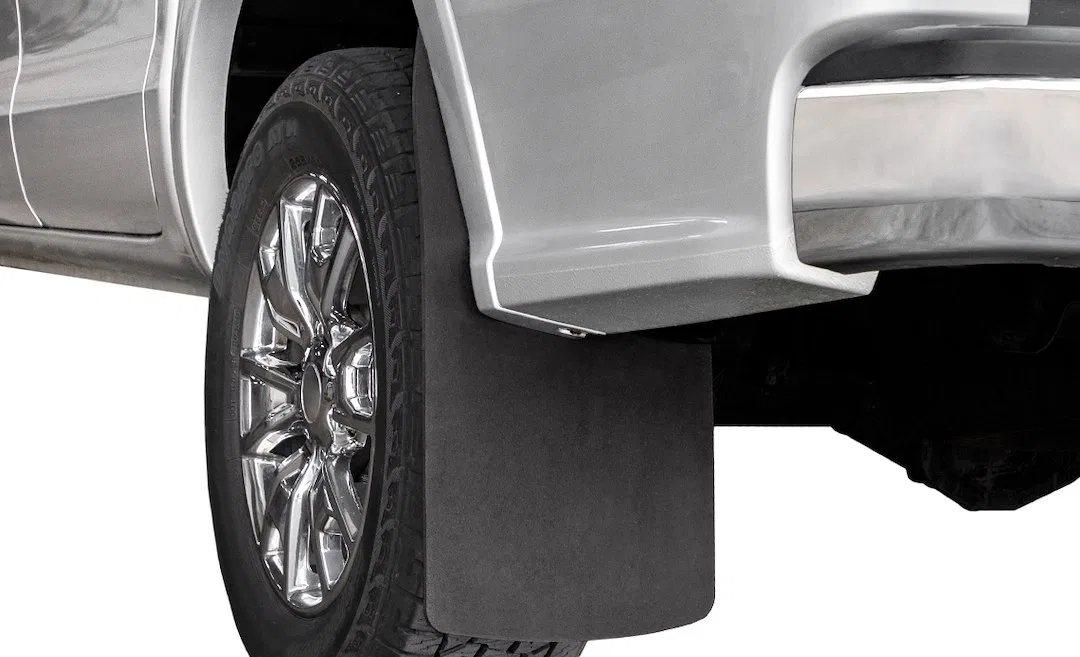 E500005249 – ACCESS Mud Flap, Universal 24 Inch Length x 12 Inch Width Set of 2 Without Logo Flat Black Composite Rub...